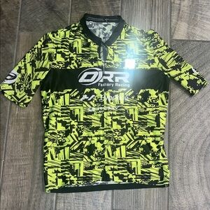ORR Men's Green and Black Shirt
